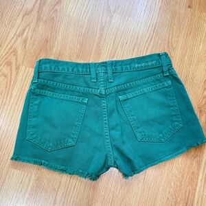 Current/Elliott The Boyfriend Short - Ultramarine Green - SZ 24 - Made in USA